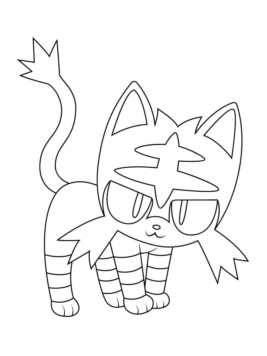 10 Litten Pokemon Coloring Page: Unleash Your Inner Artist with These Adorable Fire Cats