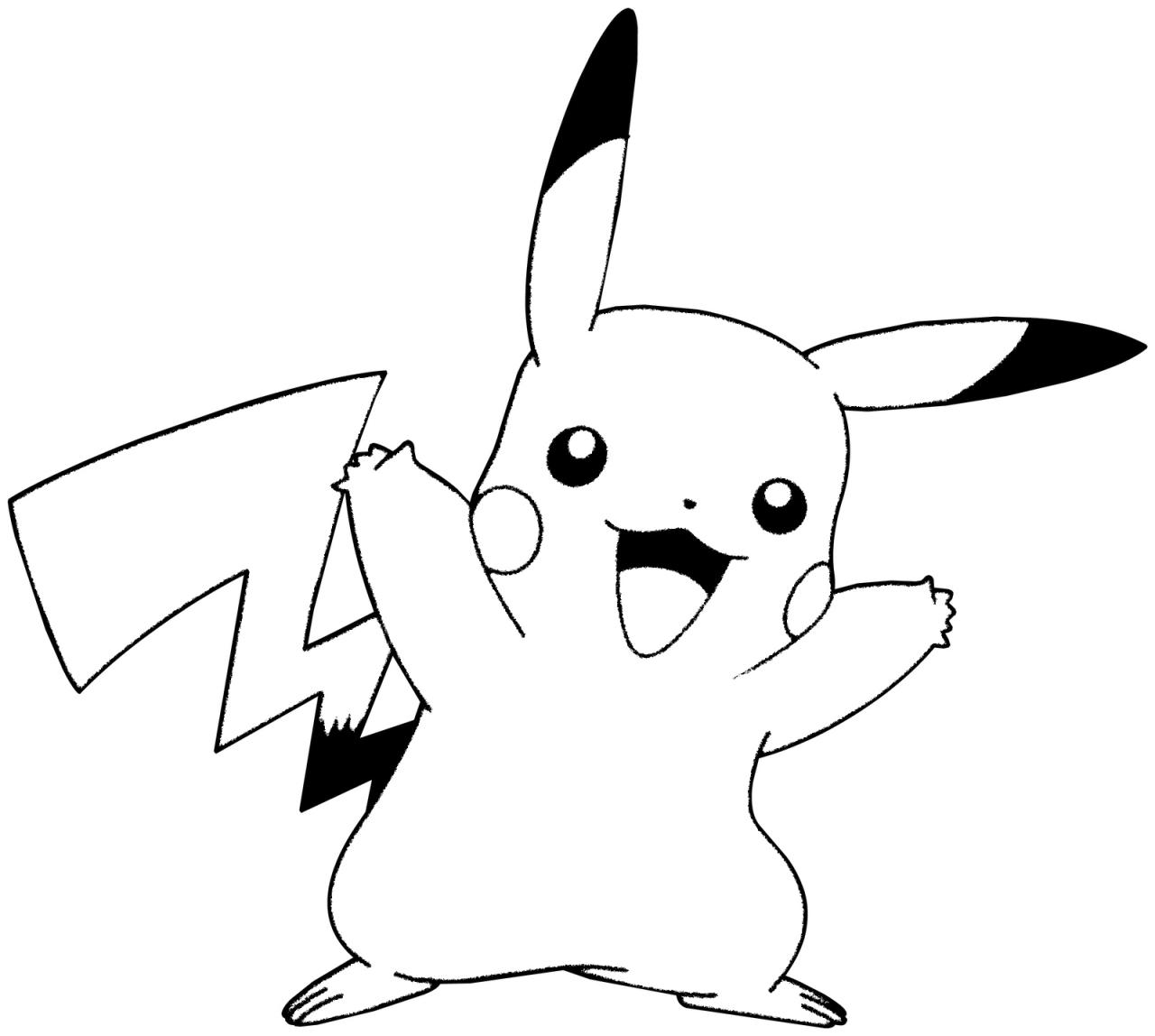 10 Fun Pikachu Coloring Pages for Kids to Enjoy