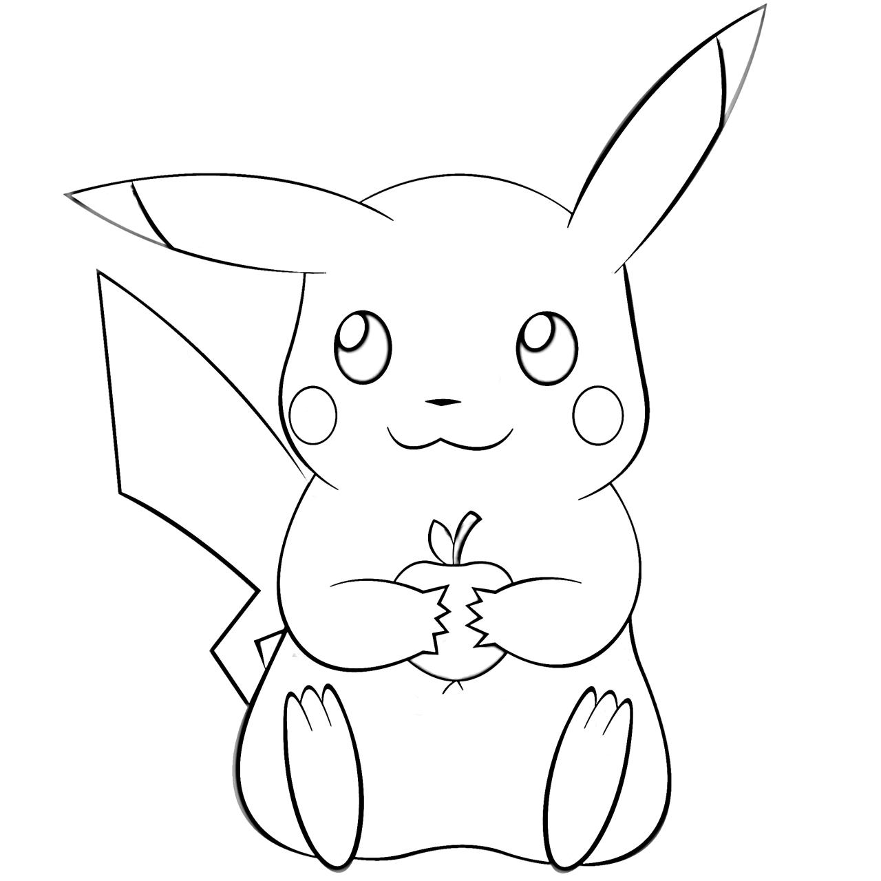 10 Anime-Style Pikachu Coloring Pages to Download for Limitless Fun