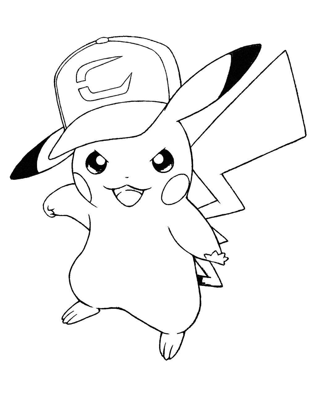 10 Printable Pikachu Coloring Pages Free for Fun