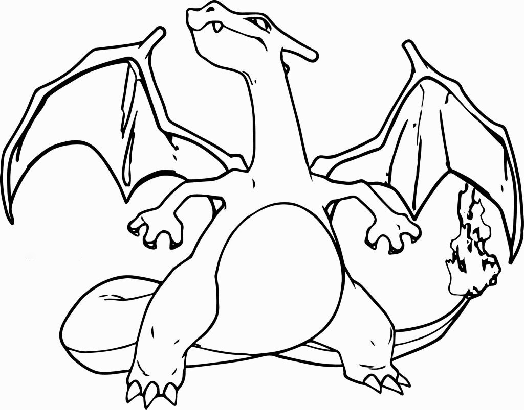 10 Charizard Pokémon Coloring Pages for Fiery Fun