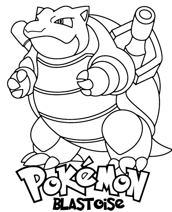 10 Blastoise Pokémon Coloring Pages for Your Creative Adventures