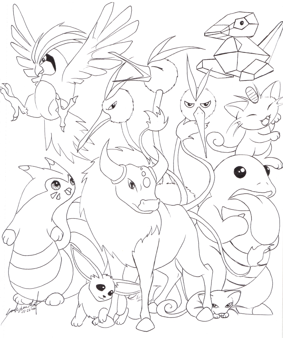 10 Exciting Pokémon Coloring Pages: Evolutions Edition