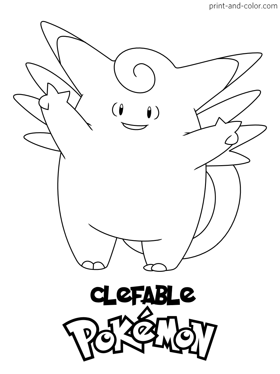 30+ Printable Pokemon Coloring Pages Simple Books