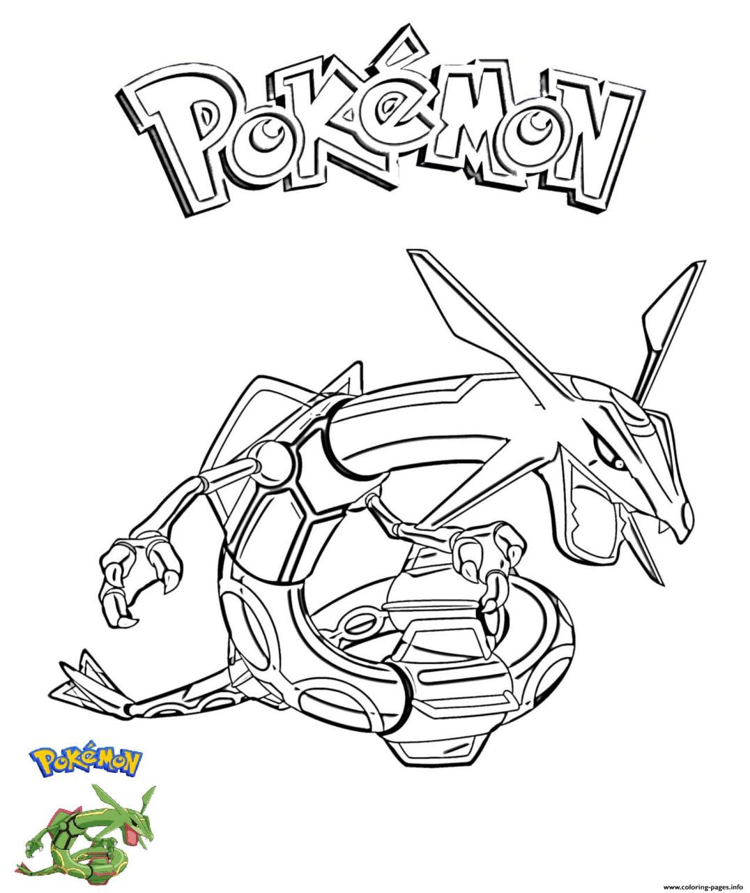 10 Rayquaza Coloring Pages: Capture the Essence of the Sky Dragon