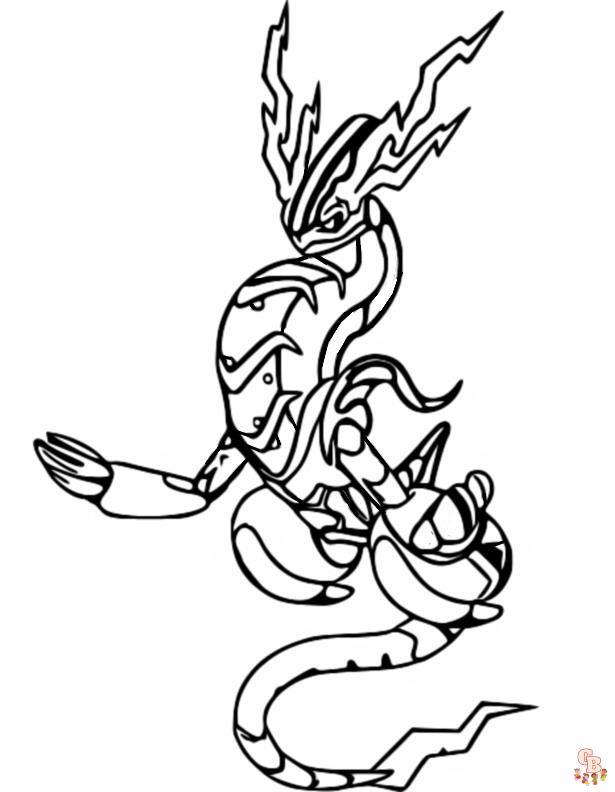 40+ Free Pokemon Cards Coloring Pages Rayquaza for Adult