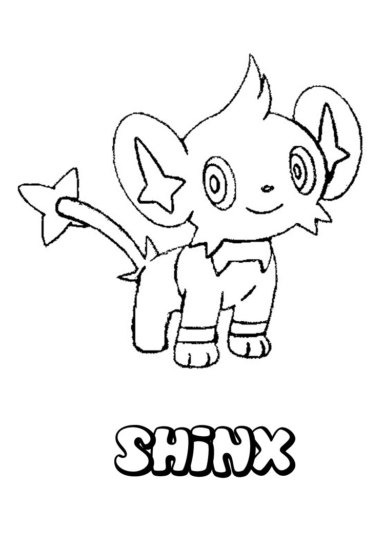 10 Cute Shinx Pokemon Coloring Pages for Creative Fun