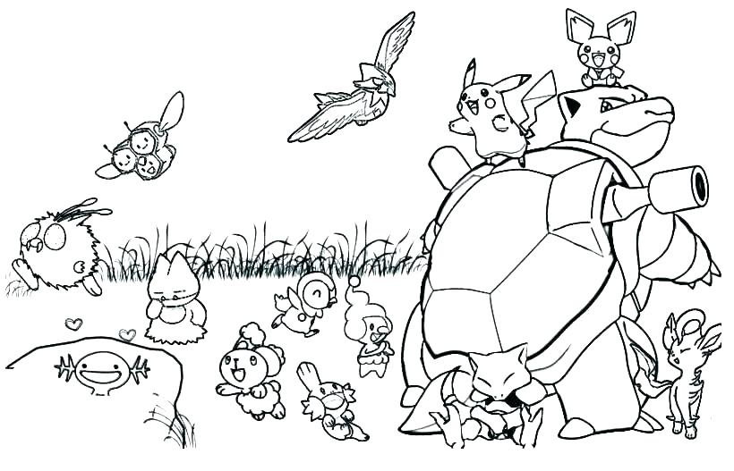 10 Free Starter Pokémon Coloring Pages for Kids and Pokémon Fans