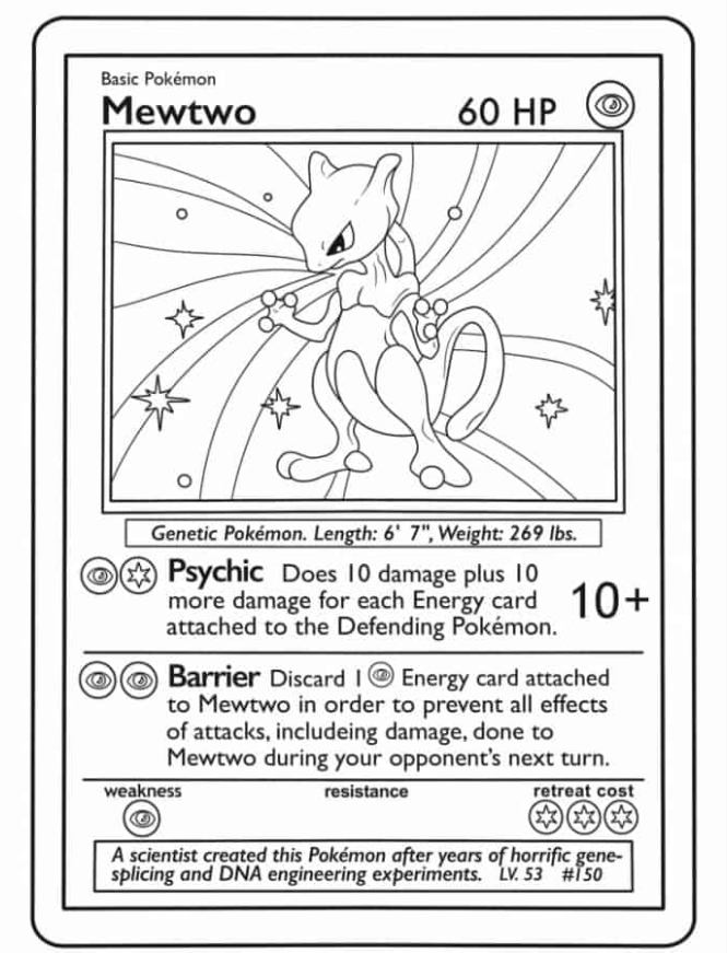 10 Pokemon Coloring Pages For Kids 10