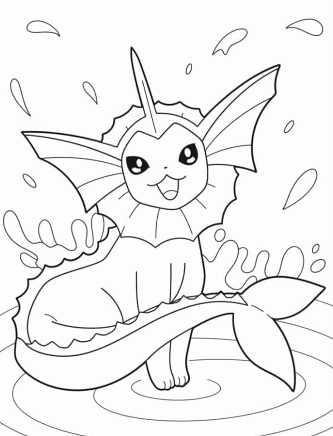 10 Pokemon Coloring Pages For Kids 8