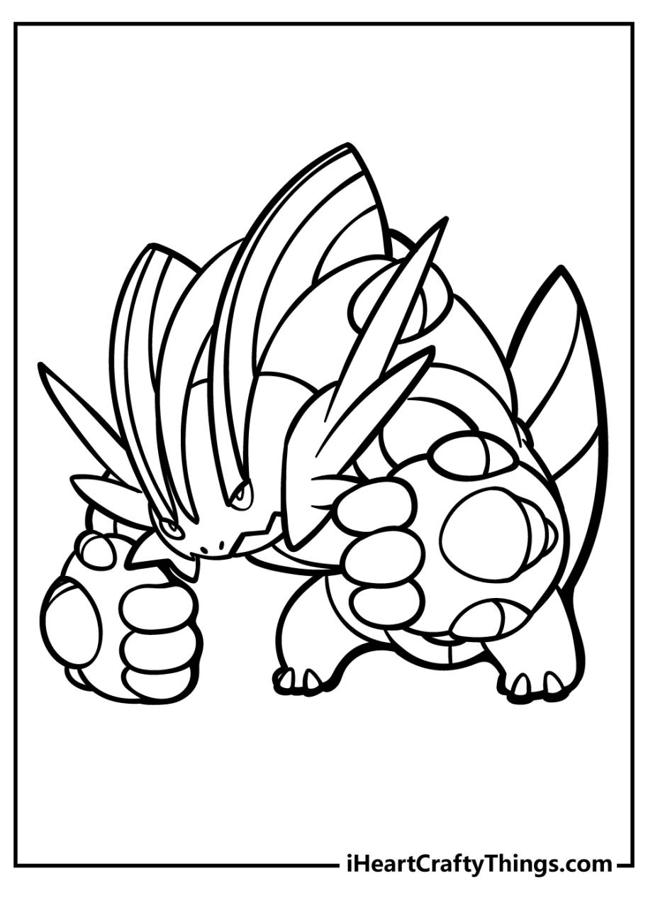 10 Mega Pokémon Coloring Pages to Unleash Your Inner Artist