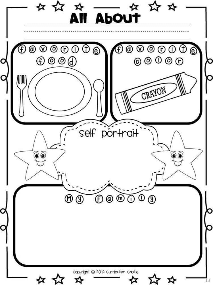 30 All About Me Printable Coloring Pages 19