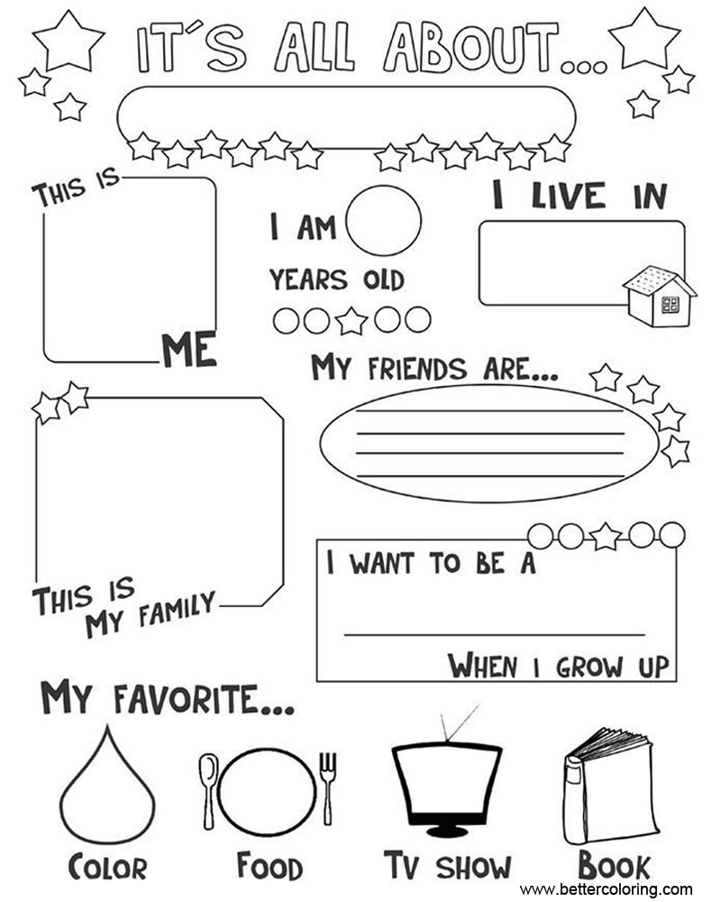 30 All About Me Printable Coloring Pages 26