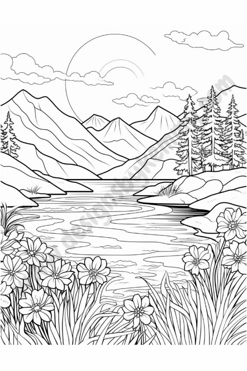 33 Aesthetic Coloring Pages for Adult Free Printable 10