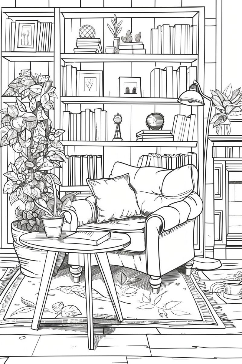 33 Aesthetic Coloring Pages for Adult Free Printable 15