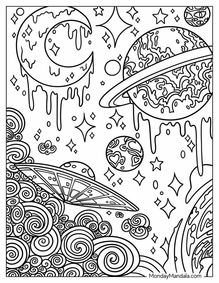 33 Aesthetic Coloring Pages for Adult Free Printable 19