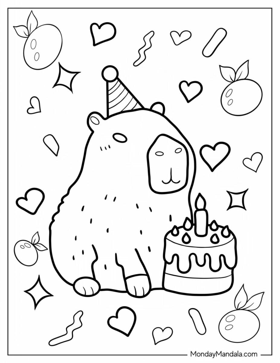 33 Aesthetic Coloring Pages for Adult Free Printable 3