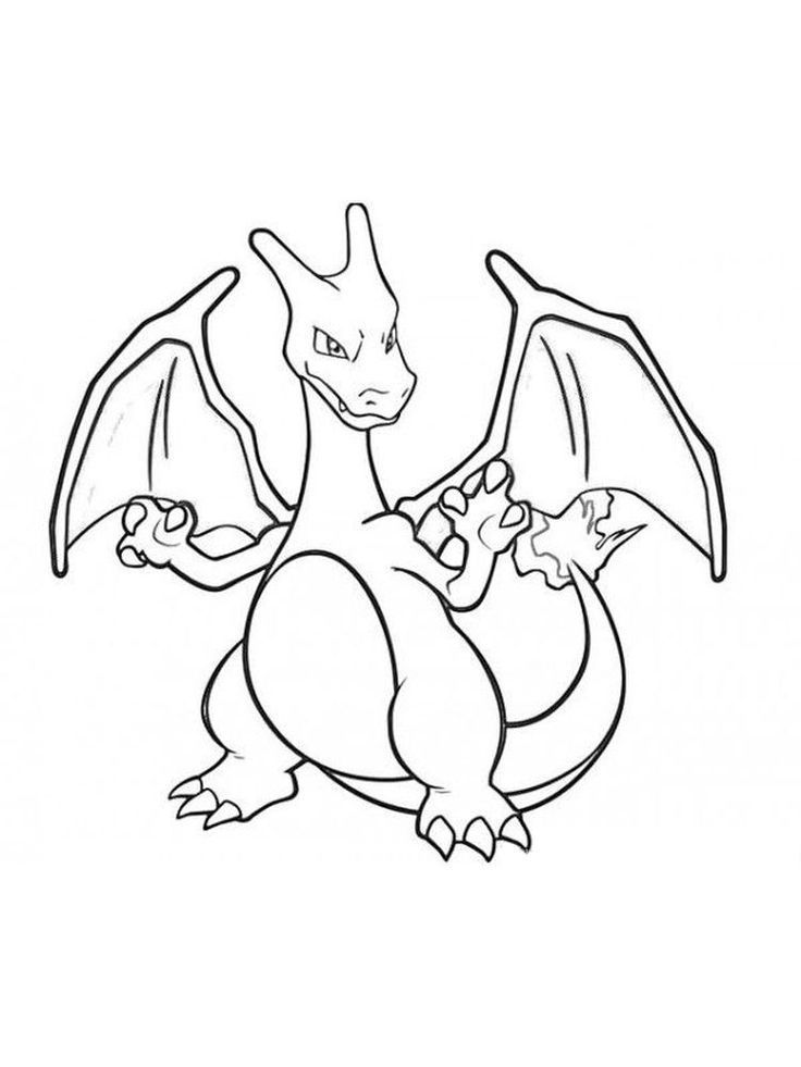 35 Charizard Pokemon Coloring Pages Free Printable 21