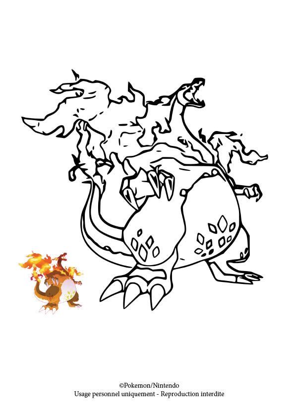 35 Charizard Pokemon Coloring Pages Free Printable 7