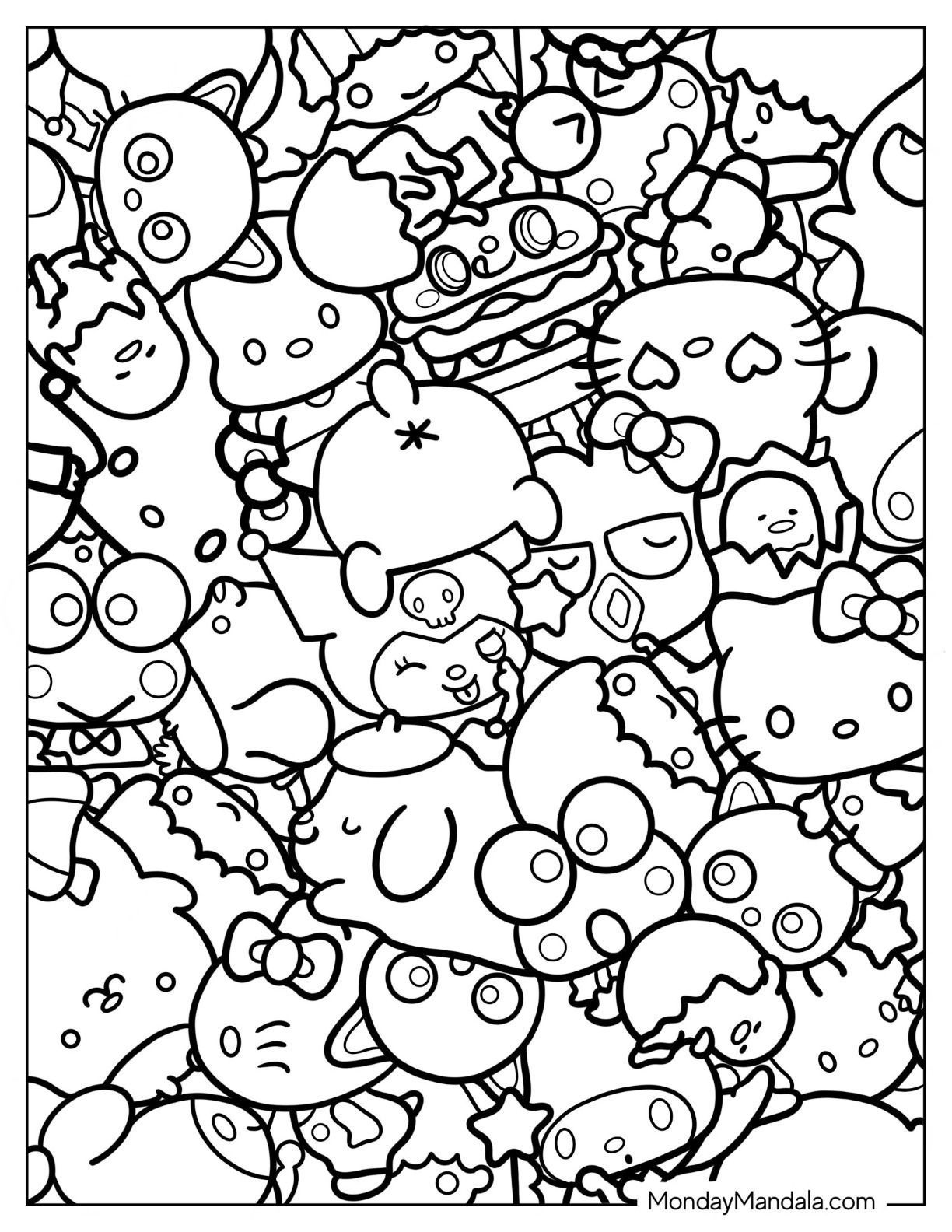 42 Aesthetic Adult Coloring Pages Free Printable 11