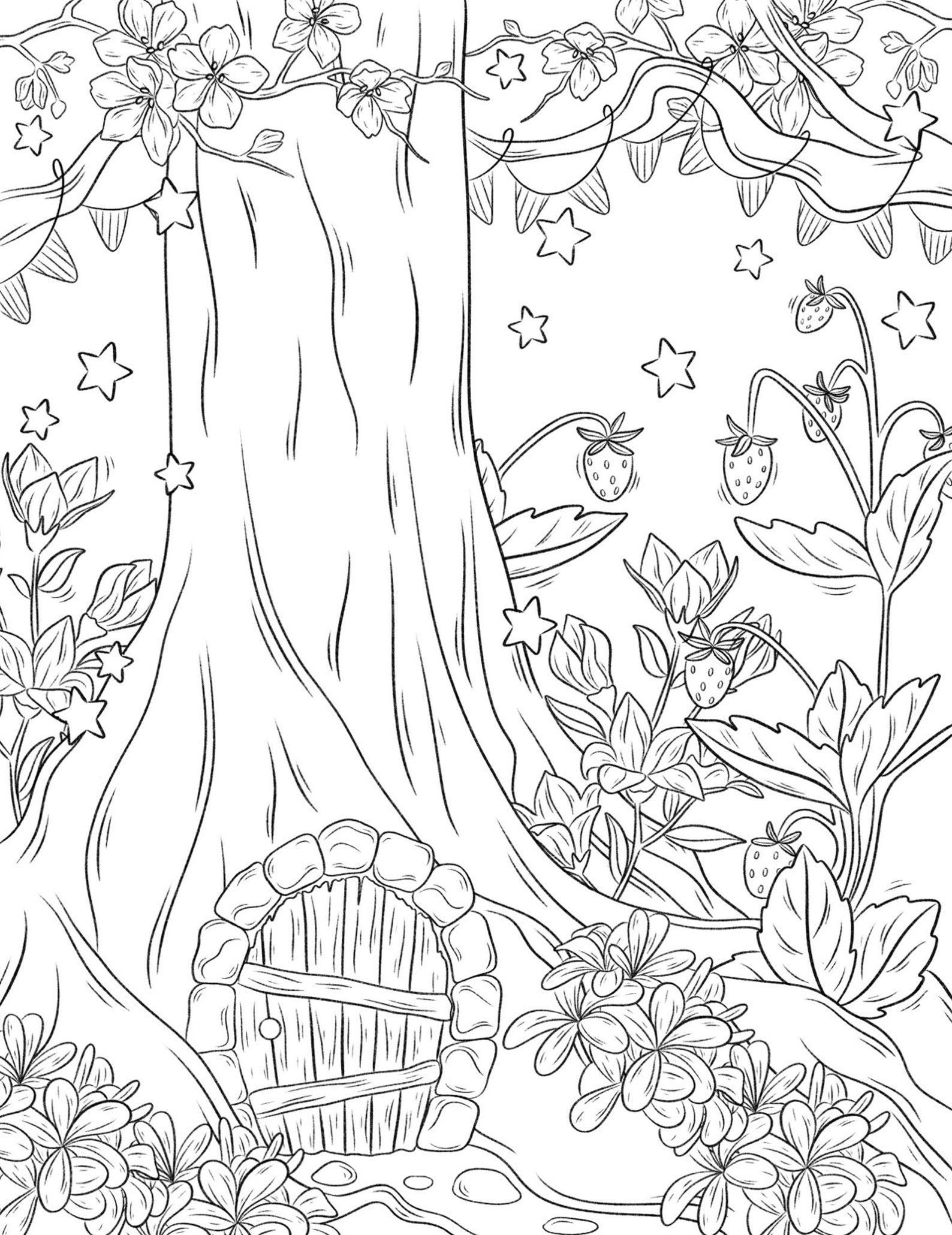 42 Aesthetic Adult Coloring Pages Free Printable 3