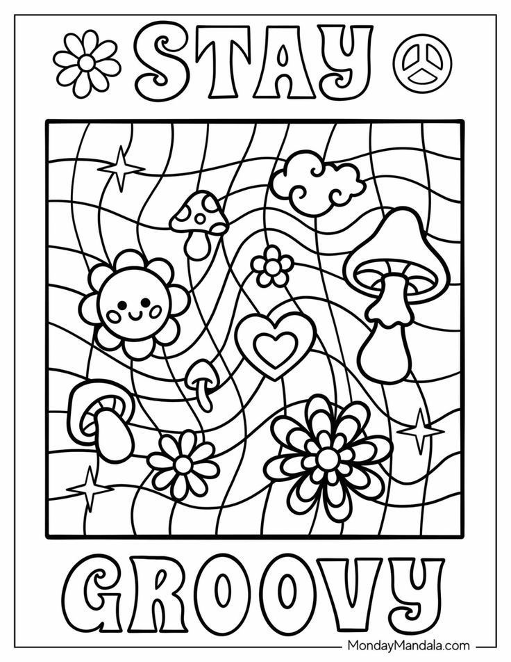 42 Aesthetic Adult Coloring Pages Free Printable 31