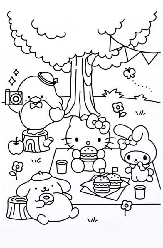 46 Coloring Pages Aesthetic for Adult Free Printable 11