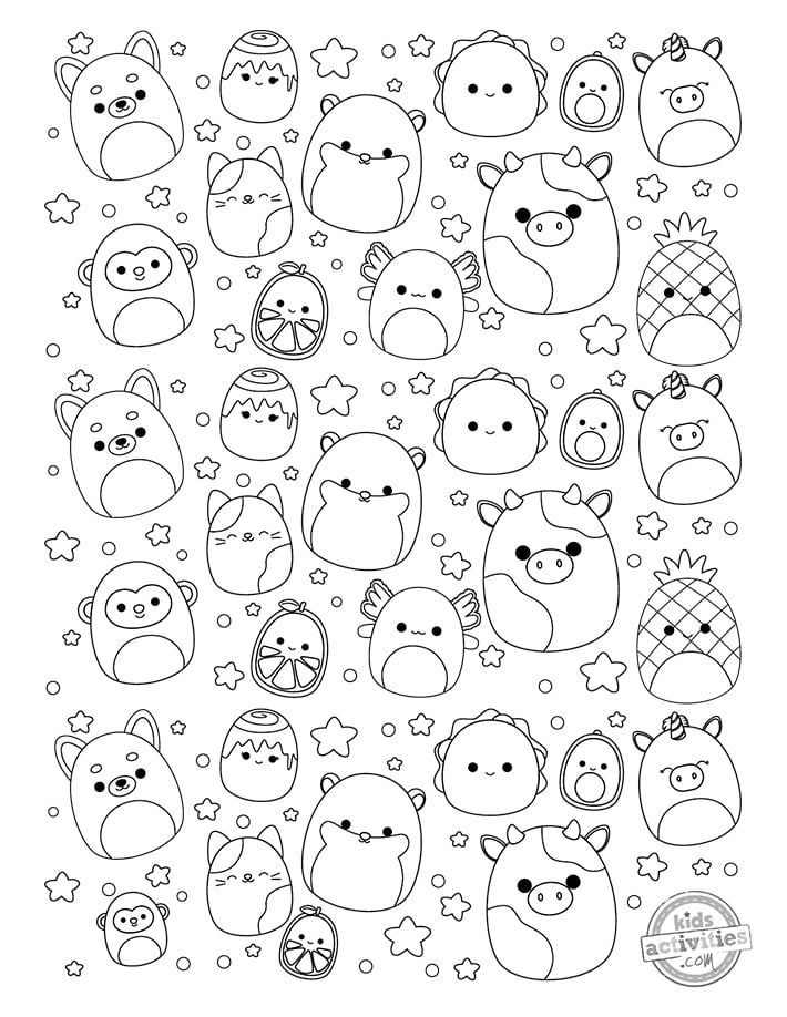 46 Coloring Pages Aesthetic for Adult Free Printable 17