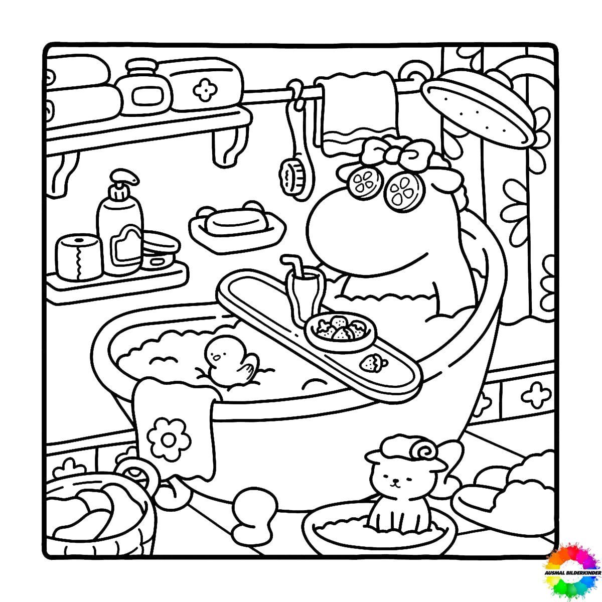 46 Coloring Pages Aesthetic for Adult Free Printable 26