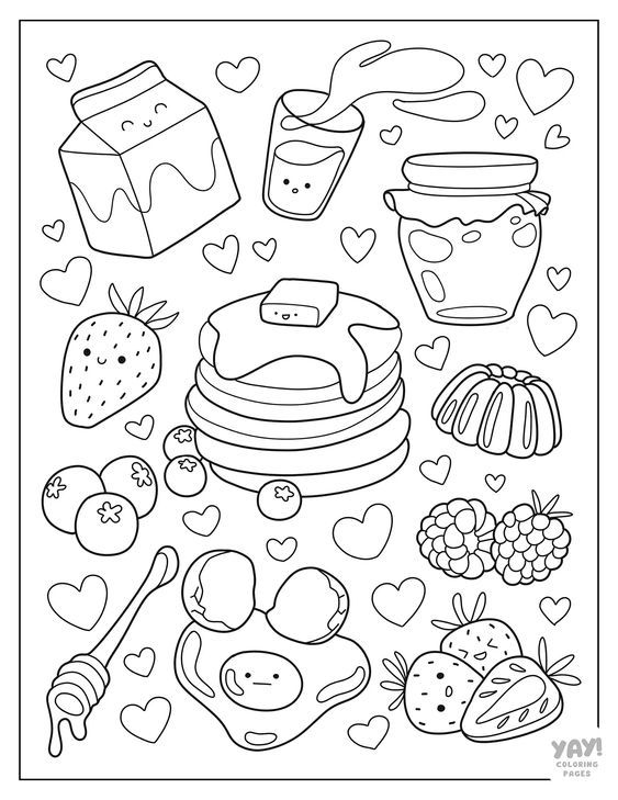 46 Coloring Pages Aesthetic for Adult Free Printable 4