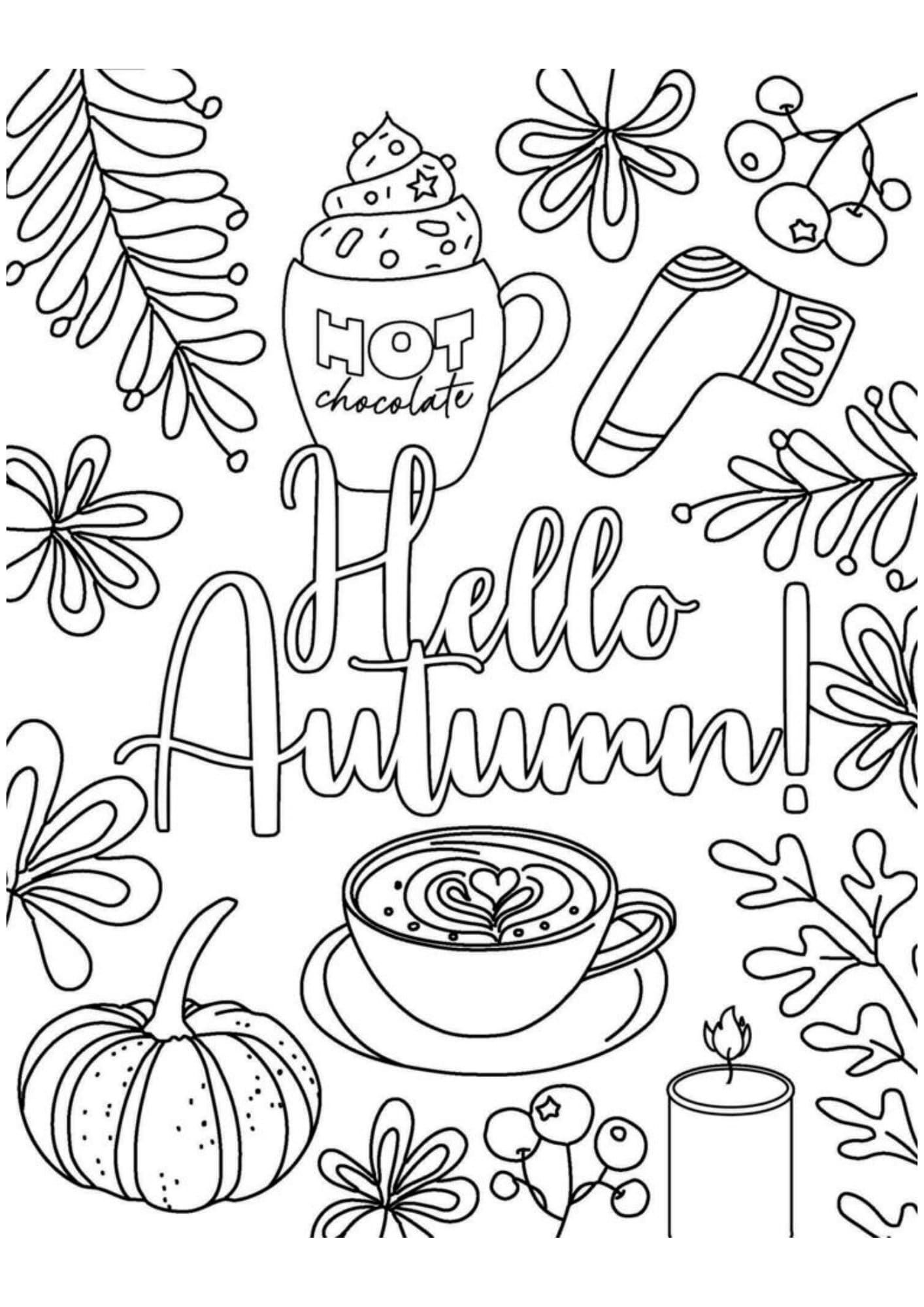 46 Coloring Pages Aesthetic for Adult Free Printable 43