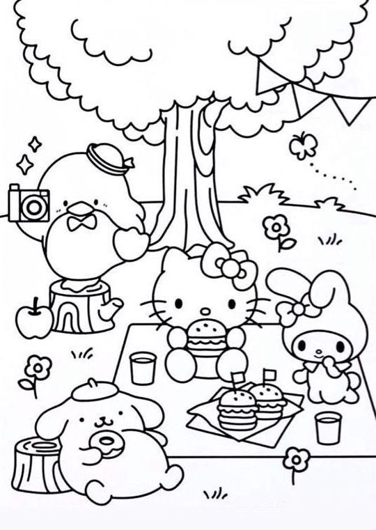 46 Coloring Pages Aesthetic for Adult Free Printable 7