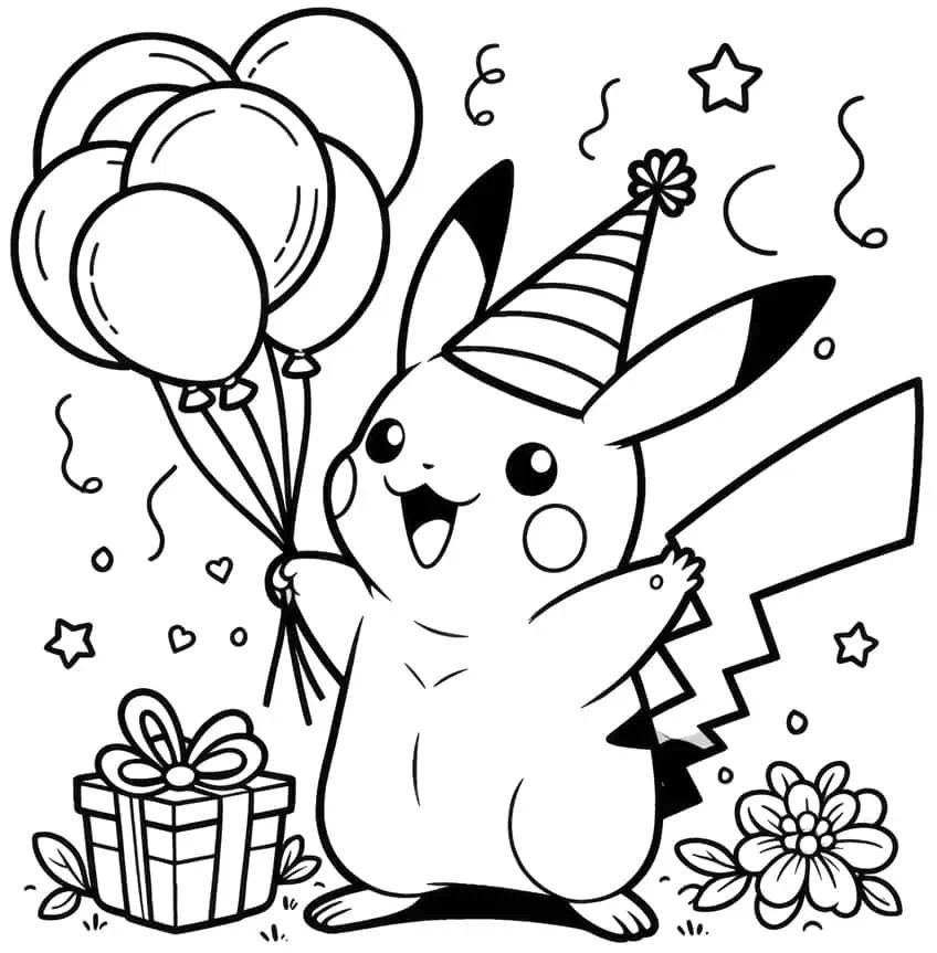 22 Pikachu Pokemon Coloring Pages Free Printable