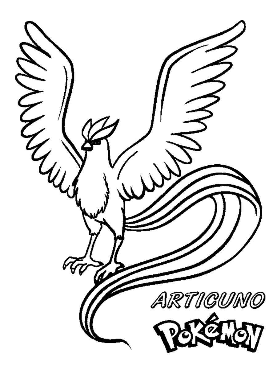 10 Enchanting Articuno Coloring Pages for Pokemon Enthusiasts