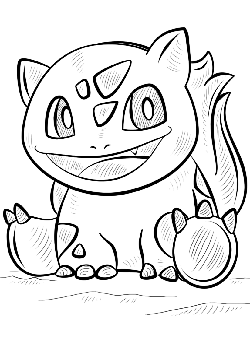 10 Captivating Coloring Pages Featuring the Beloved Pokémon, Bulbasaur