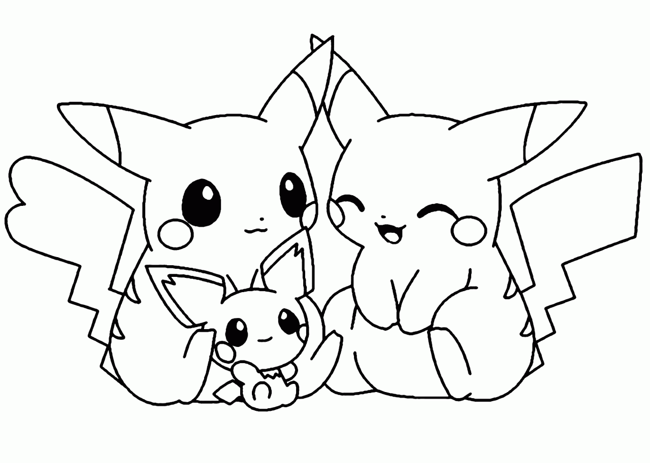 10 Adorable Pikachu Coloring Pages for Your Little Ones