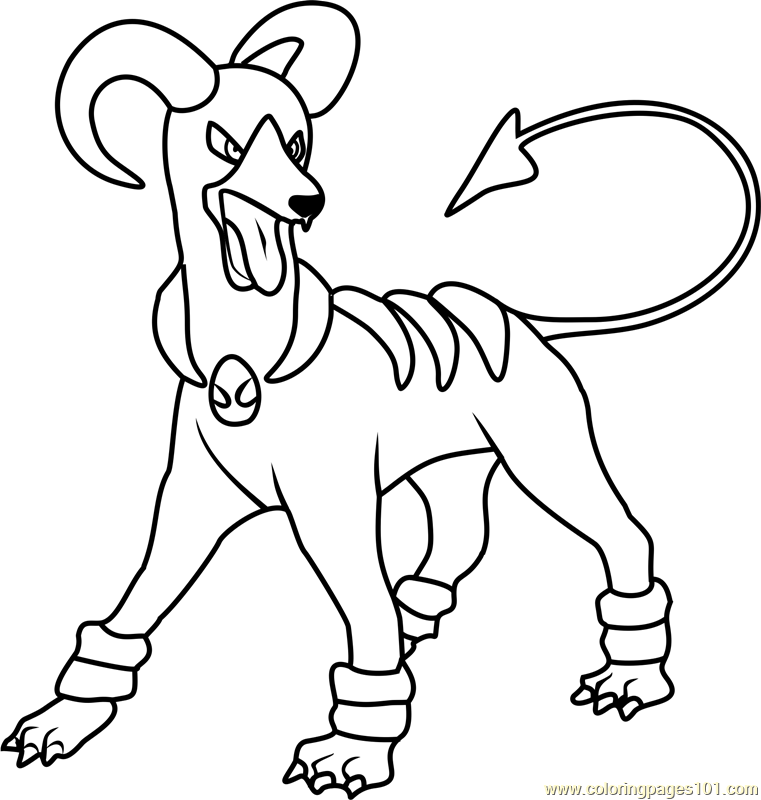 10 Captivating Houndoom Coloring Pages for Unleashing Your Artistic Prowess