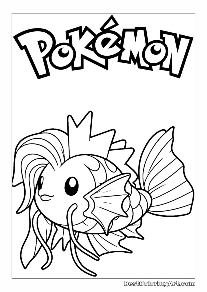 10 Magikarp Coloring Pages to Unleash Your Inner Artist