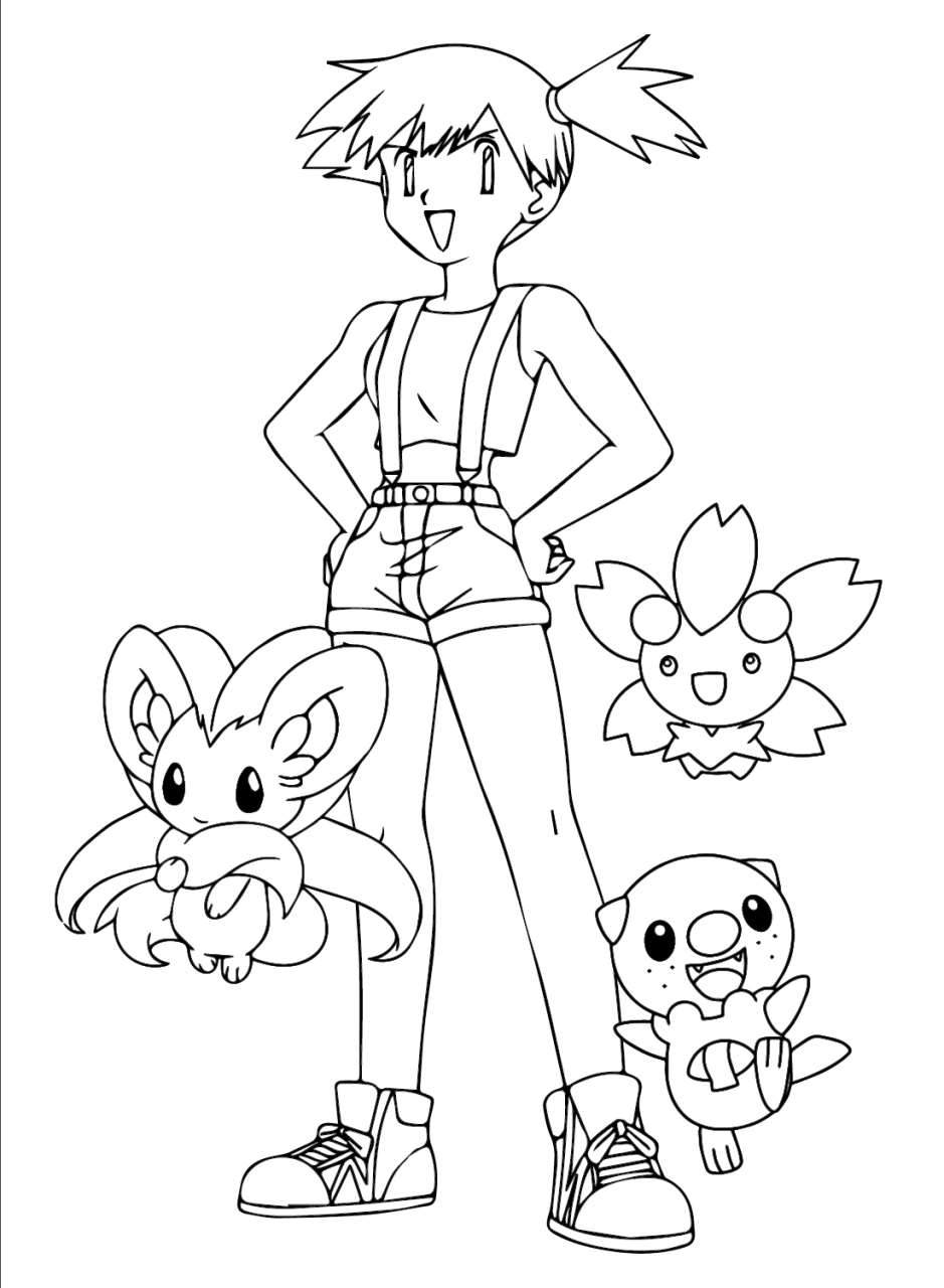 10 Misty Pokemon Coloring Pages to Unleash Your Inner Artist