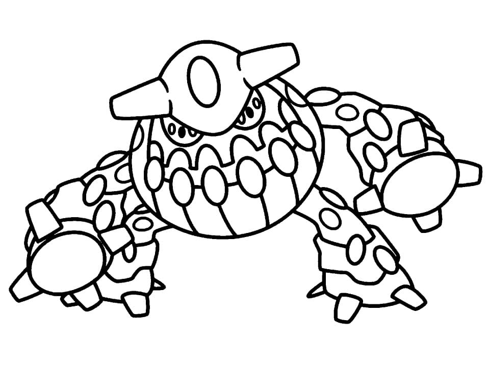 10 Heatran Pokémon Coloring Pages for Kids and Adults