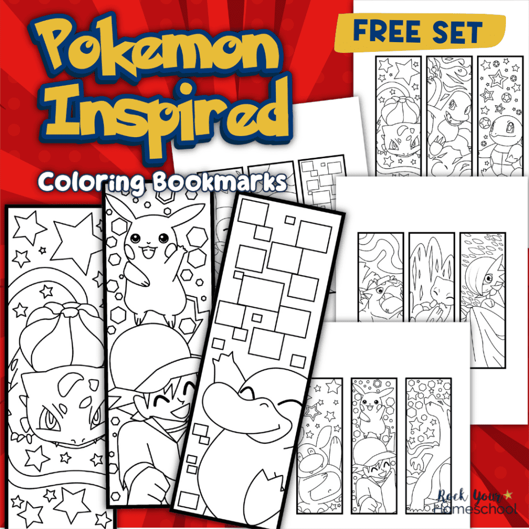 10 Pokemon Coloring Bookmarks: Unleash Your Creativity and Capture the Magic