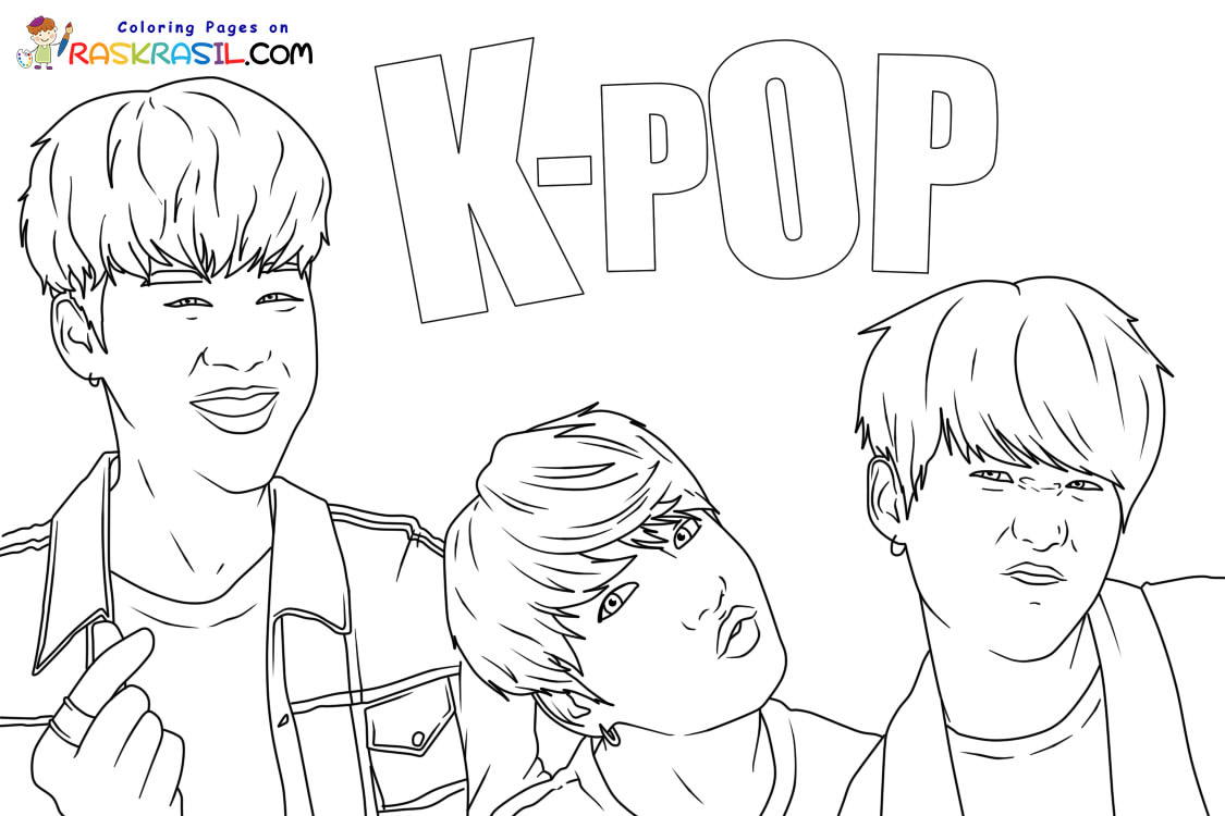 10 K-Pop Stars Printable Coloring Pages: Unleash Your Inner Artist