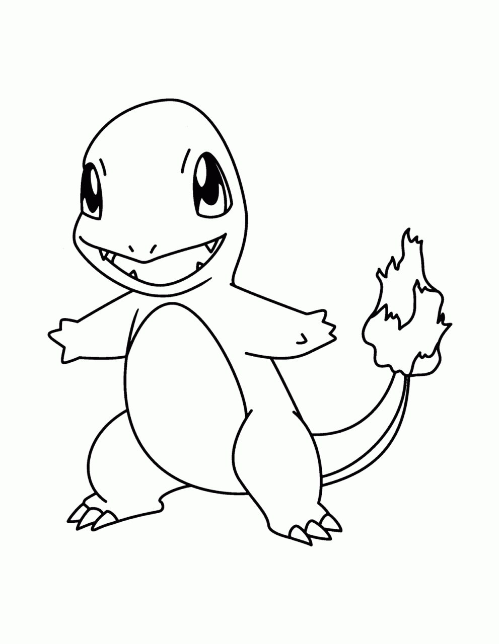 Charmander Coloring Pages