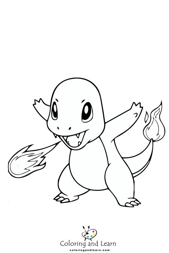 Charmander Coloring Pages (FREE) (2024) - Coloring and Learn