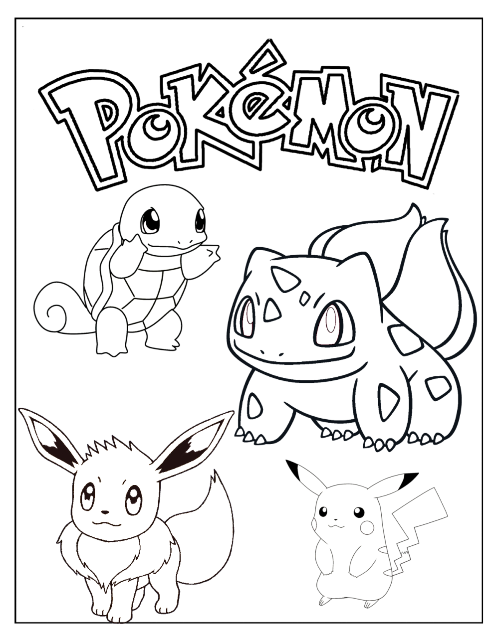 10 Free Pokémon Coloring Pages: Capture the Magic of Your Favorite Characters