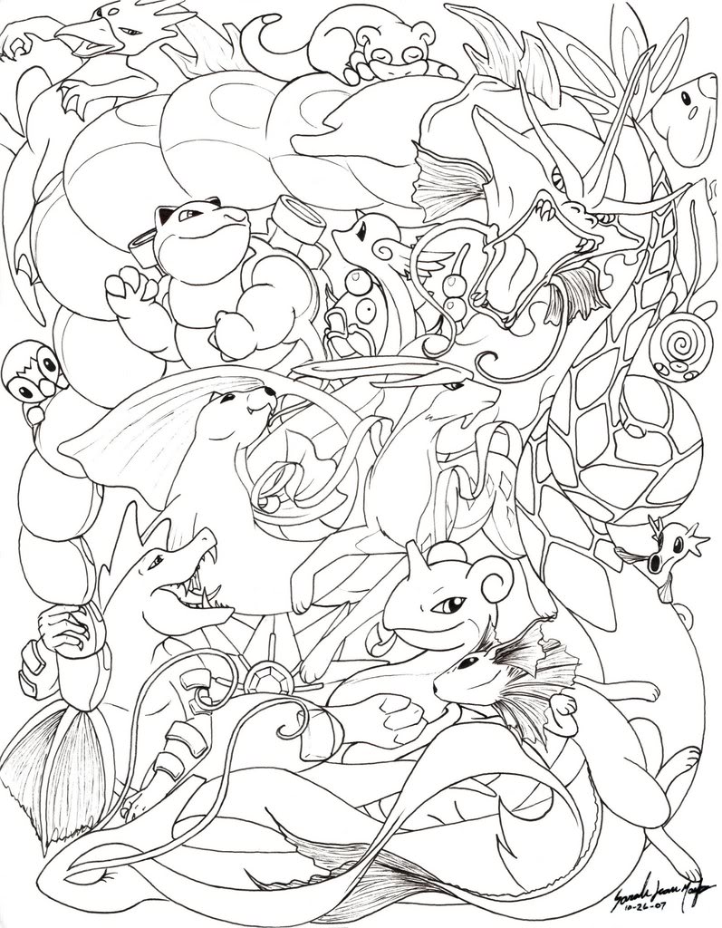 10 Hardest Pokémon Coloring Pages to Test Your Skills