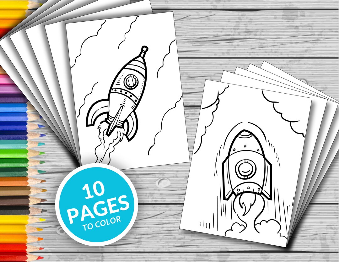 10 Rocket Printable Coloring Pages to Ignite Your Imagination