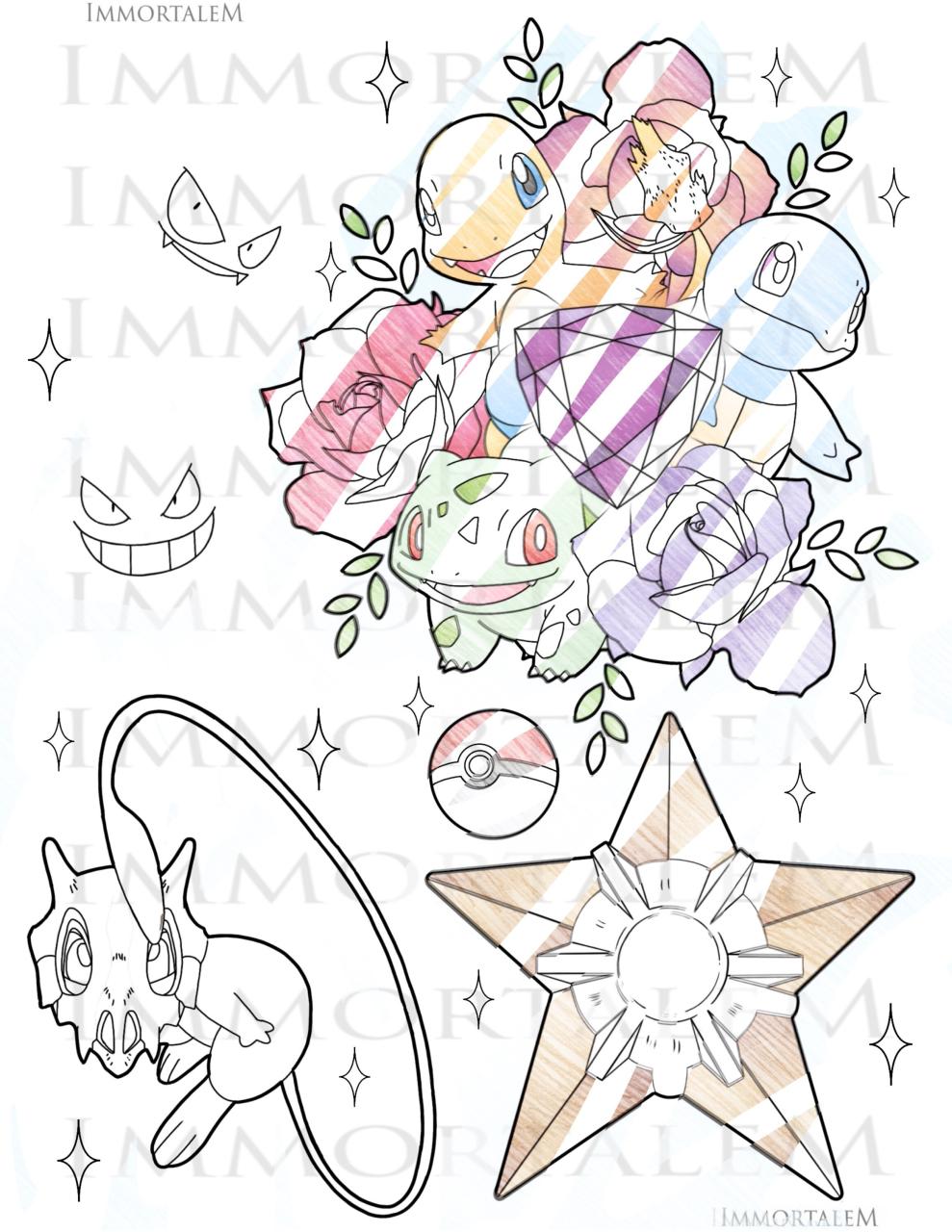 10 Shiny Pokémon Coloring Pages for Aspiring Artists and Pokémon Enthusiasts