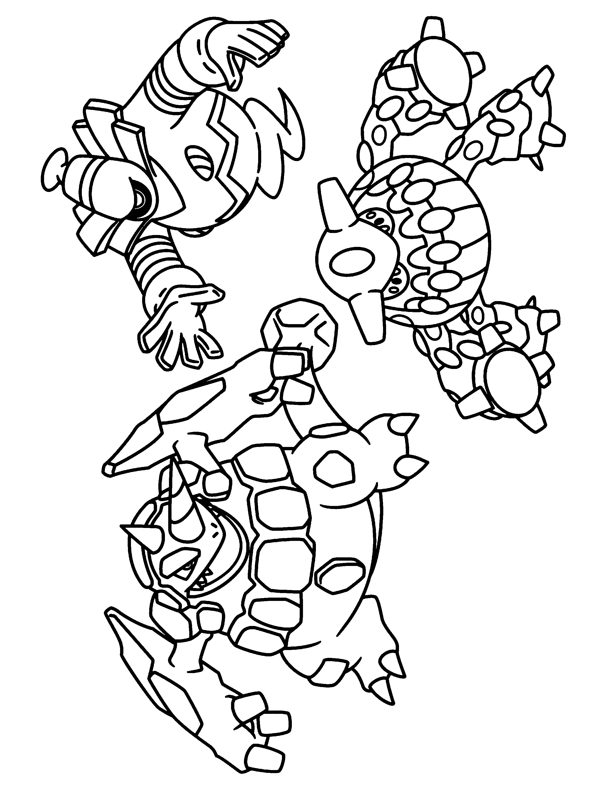 Pokemon Group Coloring Pages Free Printable 25