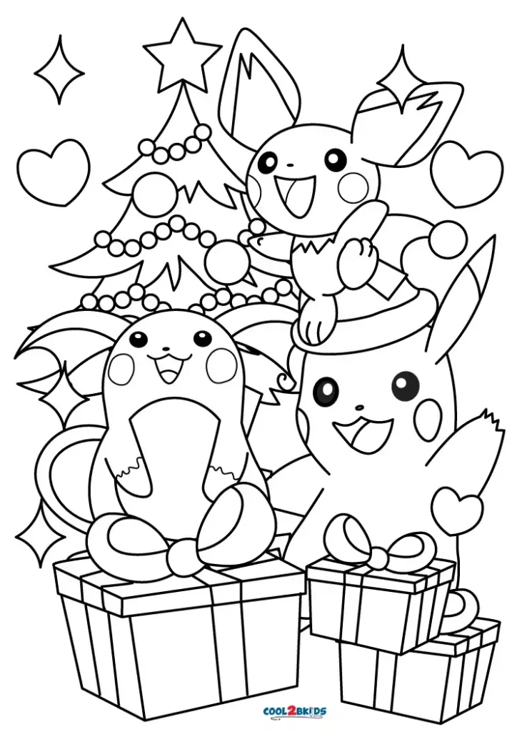 Printable Pikachu Coloring Pages For Kids colouringbooks